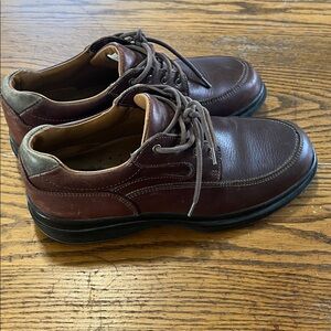 Red wing brown leather lace Oxford shoes